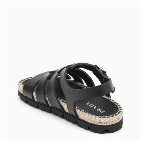 prada sandals raffia|sandals prada women.